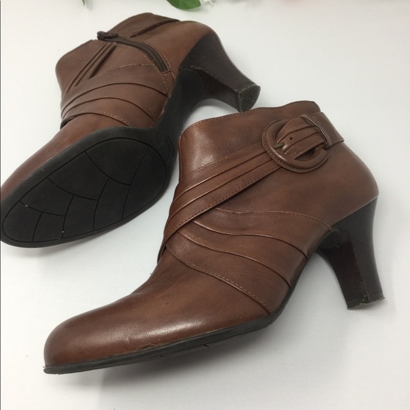 Nurture Leather Ankle Boots - Picture 1 of 7